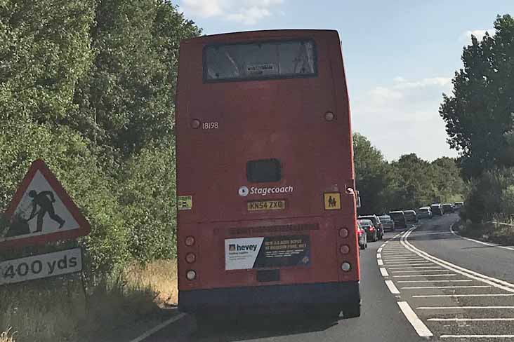 Stagecoach Midlands Alexander Dennis Trident ALX400 18198